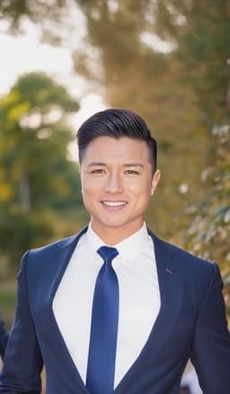 Selfie used to create AI headshot